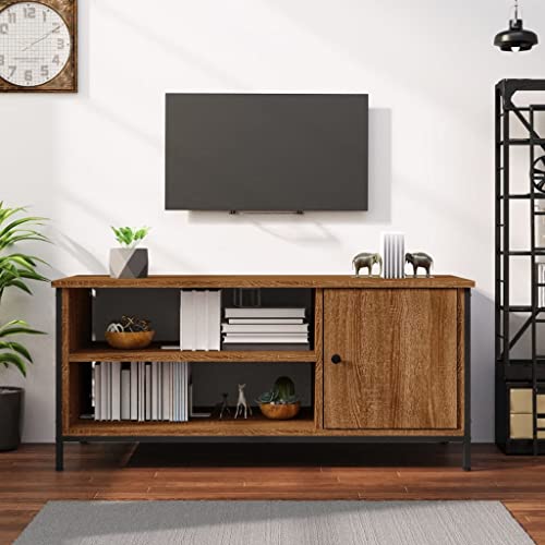 homiuse TV-Schrank Aufbewahrungsschrank Medienschrank Beistelltisch Wohnzimmermöbel Modernes und Elegantes Design Braun Eichen-Optik 100x40x45 cm homiuse TV-Schrank Aufbewahrungsschrank Medienschrank Beistelltisch Wohnzimmermöbel Modernes und Elegantes Design Braun Eichen-Optik 100x40x45 cm von homiuse