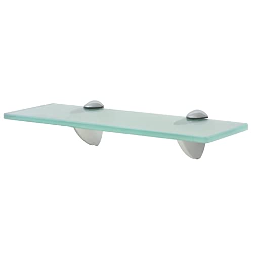 homiuse Wandregal Schwebendes Regal Glas 30x20 cm 8 mm Regal Wand KüChe Regale FüR WäNde HäNgeregal Wandboard Shelf Regal Badezimmer Bilderleiste Kleines Regal Transparent von homiuse