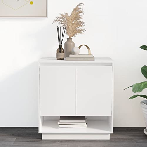 homiuse kommode mit schubladen Sideboard Hochglanz-Weiß kommode 70x41x75 cm komodenschrank komodenschrank Sideboard Wohnzimmer wohnzimmerschränke von homiuse