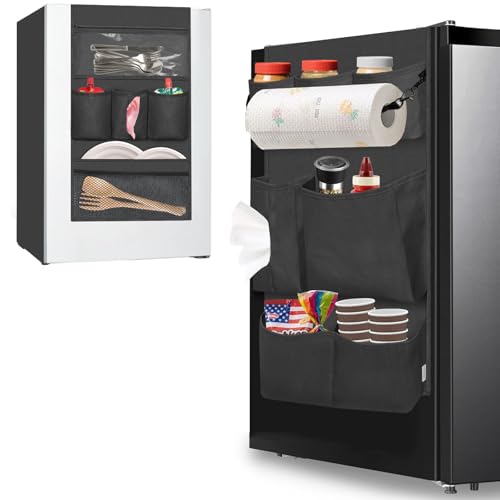 homyfort Mini-Kühlschrank-Organizer, Organizer mit 14 Fächern, für Büro, Küche, Zuhause, Schule, Schwarz von homyfort