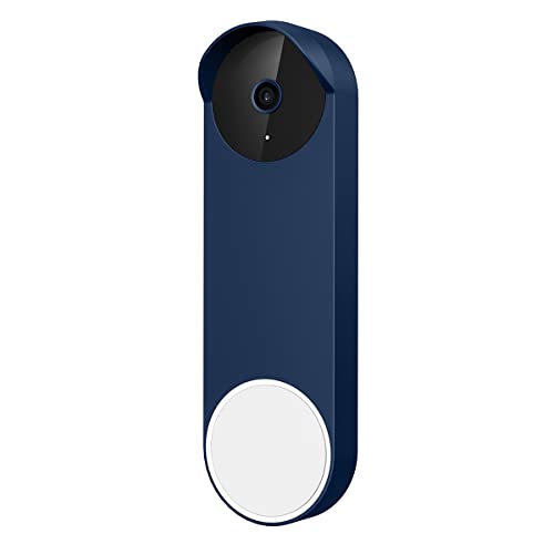 honecumi Silikonhülle für Google Nest Türklingel (akkubetriebene), Silikon Cover Case Schutzhülle Regenschutz Kompatibel mit Google Nest Doorbell (Batterieversion), Türklingel Gehäuse Zubehör von honecumi