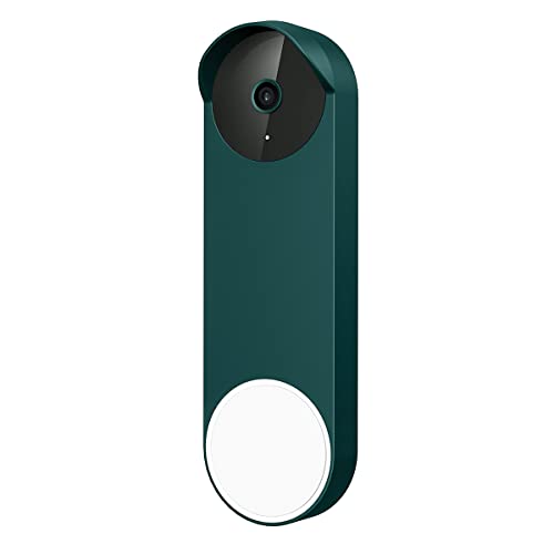 honecumi Silikonhülle für Google Nest Türklingel (akkubetriebene), Silikon Cover Case Schutzhülle Regenschutz Kompatibel mit Google Nest Doorbell (Batterieversion), Türklingel Gehäuse Zubehör von honecumi