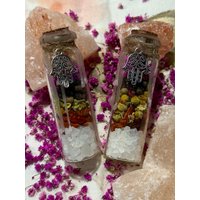 Hamsa Guardian Spell Jar - Protection Healing Balance Hamsa Guardian Spell Jar - Protection Healing Balance von honeymoondreams