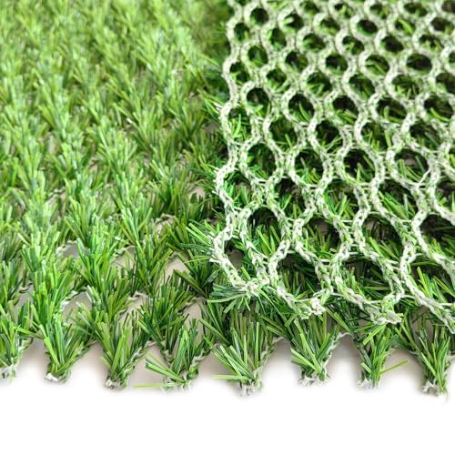 honeypet Outdoor Kunstrasen für Hunde, Rasengras Patch, vermischt sich mit Naturrasen, hält Pfoten und Häuser sauber (1,8 x 4,6 m) von honeypet