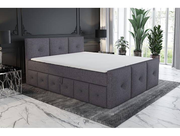 Boxspringbett BOE mit Bonell-Matratze und Topper von hood.de
