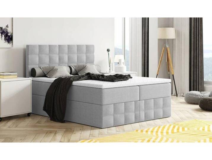 Boxspringbett MERA Premium, 2 Bettkästen, 140/160/180 x 200 cm + Topper T25, H3 von hood.de