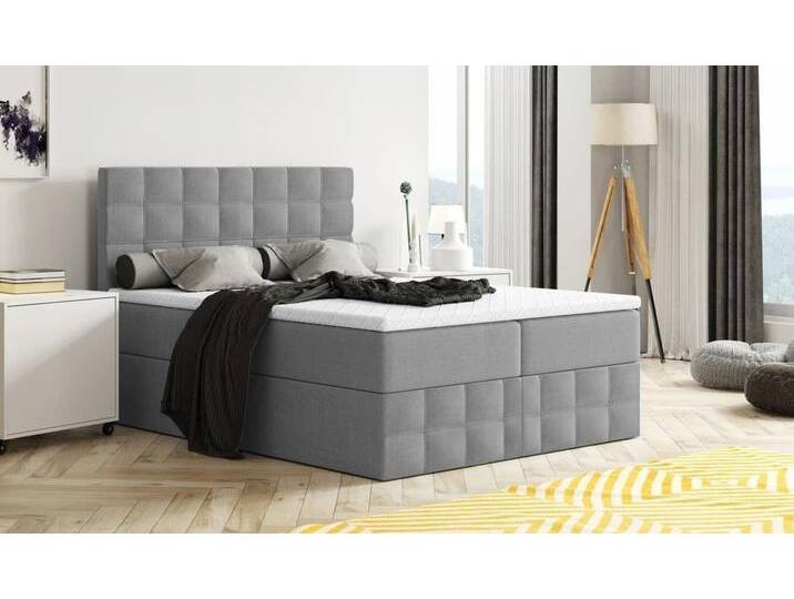 Boxspringbett MERA Premium, 2 Bettkästen, 140/160/180 x 200 cm + Topper T25, H3 von hood.de