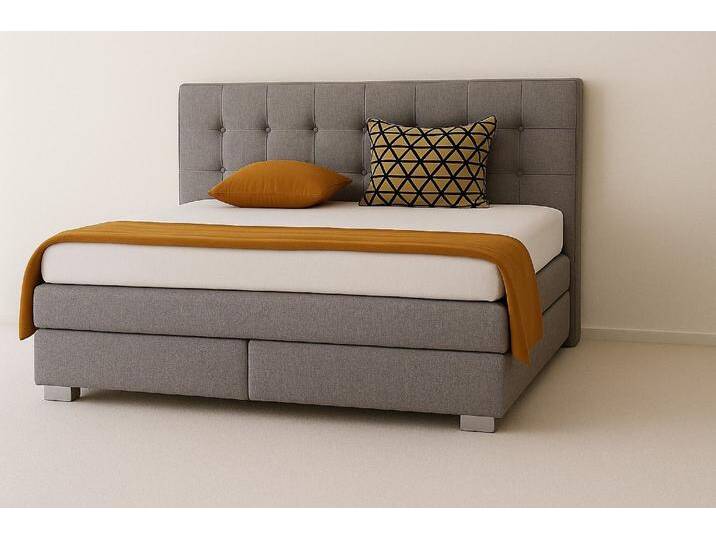 Boxspringbett VERONA mit zwei 7-Zonen-Taschenfederkernmatratzen und gepols von hood.de