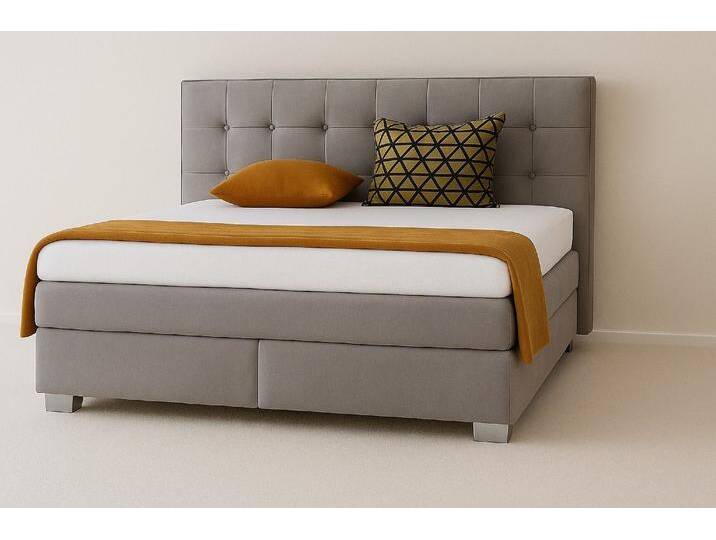 Boxspringbett VERONA mit zwei 7-Zonen-Taschenfederkernmatratzen und gepols von hood.de