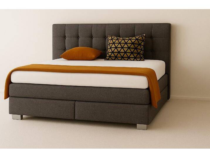 Boxspringbett VERONA mit zwei 7-Zonen-Taschenfederkernmatratzen und gepols von hood.de
