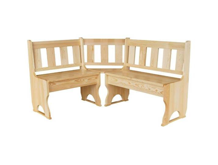 Eckbank Ecksofa Kiefer Massivholz Verschiedenen Farben - Neu Kiefer Lackiert von hood.de