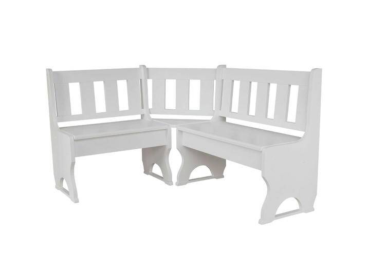 Eckbank Ecksofa Kiefer Massivholz Verschiedenen Farben - Neu WEIß von hood.de