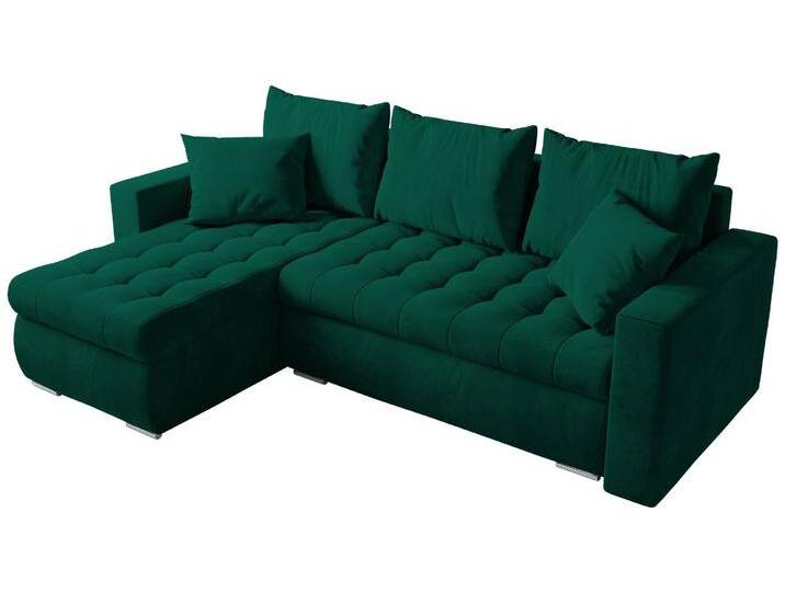 Ecksofa LUIS L-Form mit Schlaffunktion moderne Schlafcouch mit Bettkasten Eckcouch von hood.de