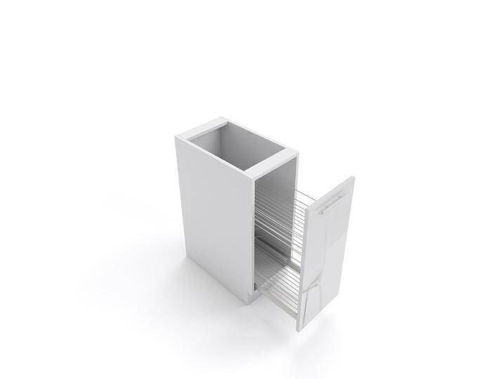 Küchen Unterschrank mit Cargo Korb Hochglanz Matt 15-60 cm Möbelsockel von hood.de