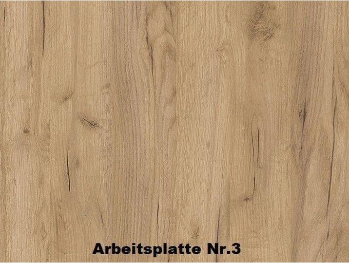 Küchenzeile Pure Line 280 cm Weiß Hochglanz mit Arbeitsplatte Küche 2,8M von hood.de