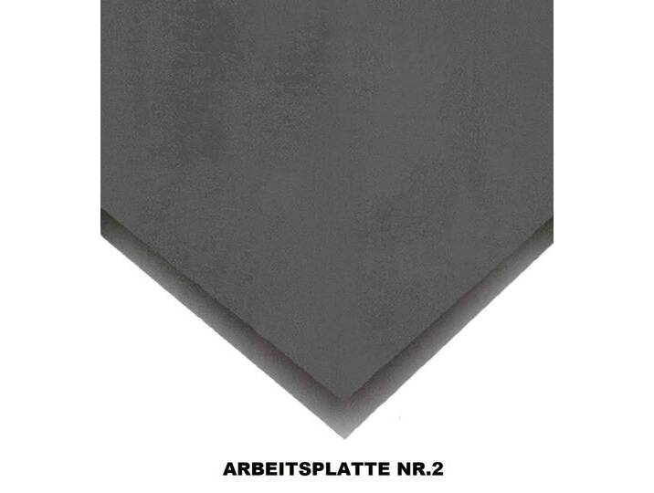 Küchenzeile Pure Line 280 cm Weiß Hochglanz mit Arbeitsplatte Küche 2,8M von hood.de