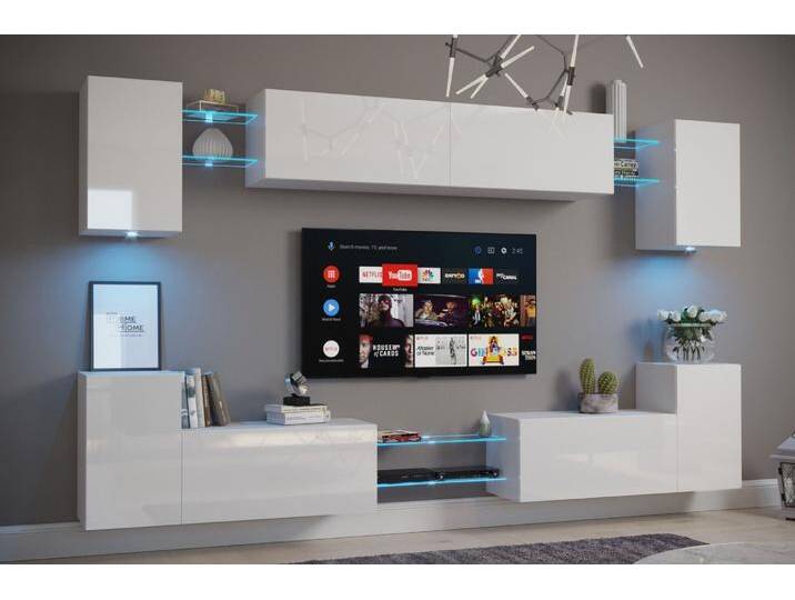 Nairobi C1 Möbel für Wohnzimmer Wohnwand Mediawand Schrankwand Wohnschrank von hood.de