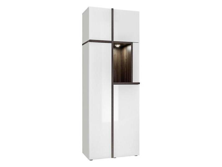Wohnwand Anbauwand Wohnzimmer Schrankwand CROSS SET mit Hochglanz Led Push Click von hood.de