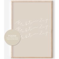 Poster Alles Hat Seine Zeit A4 A3 Hoffnung Christliches Print Spruch Bibel Familie Wohnzimmer Geschenk von hopebloomshineposter