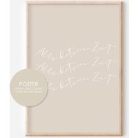 Poster Alles Hat Seine Zeit A4 A3 Hoffnung Christliches Print Spruch Bibel Familie Wohnzimmer Geschenk von hopebloomshineposter