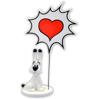 Asterix Figurine De Collection # 3 Idefix Skulptur Mit Sprechblase von hopplastuff