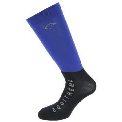 Equitheme Socken Compet, koenigsblau marineblau, 31-35, Satz von 2 Paaren von horizont