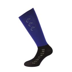 Equitheme Socken Compet, koenigsblau marineblau, 36-41, Satz von 2 Paaren von horizont