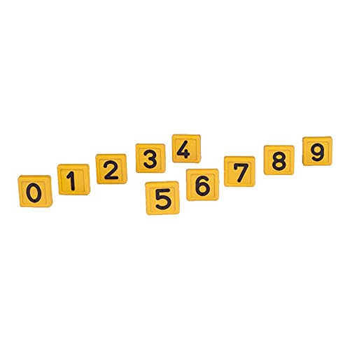 Horizont 31420-10 Blocknummern 3 GE für Halsmarkierungsbänder, Gelb von horizont
