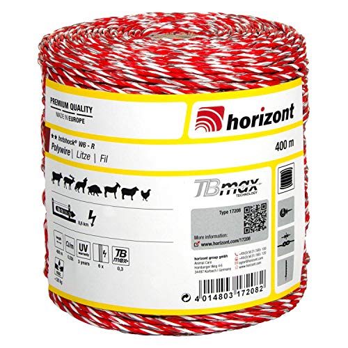 Litze hotSHOCK W6, TBM System, 6 Leiter, 400m Rolle von horizont