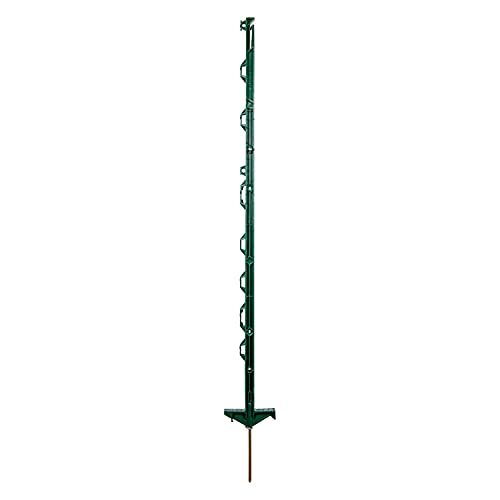 horizont Weidezaunpfähle Kunststoff 60 Stück grün, Höhe 108cm, Doppeltritt, Kunststoffpfahl mit Ösen für Bänder, Seile, Litzen, Weidezaunpfahl Kunststoffpfahl Weidezaun horizont Weidezaunpfähle Kunststoff 60 Stück grün, Höhe 108cm, Doppeltritt, Kunststoffpfahl mit Ösen für Bänder, Seile, Litzen, Weidezaunpfahl Kunststoffpfahl Weidezaun von horizont