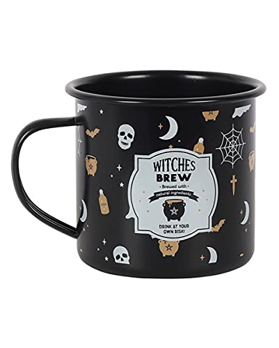 Hexentrunk Tasse im Emaille Style als Geschenkidee von horror-shop