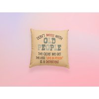 Alte Menschen Geschenke, Senioren Geschenk, Lustige Gag Geschenk Für Großeltern, Einzigartige Frecher Lustiger Kissenbezug von hotdesigngifts