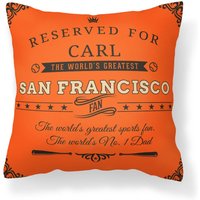 Personalisierte Geschenke Kissenhülle, San Francisco, Home Deko, Sublimierte Kissenbezüge, Baseball Geschenke, National League, Deko von hotdesigngifts