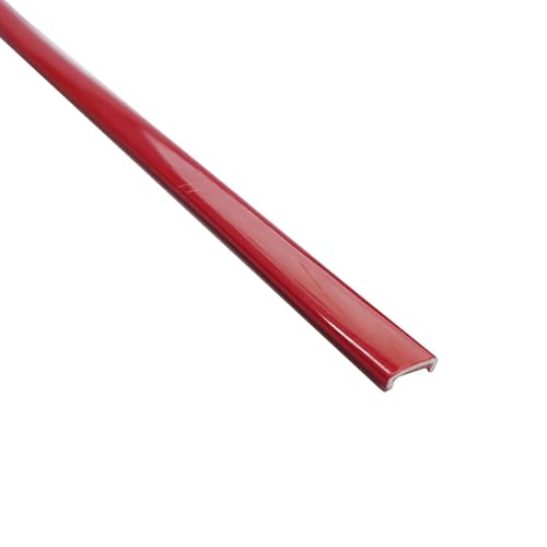 5m Kantenumleimer Selbstklebend Kantenschutz Umleimer Furnierklebeband Kein Aufbügeln, U-Form TPE Möbelkantenband, selbstsichernde Furnier-Randschiene(Red,9mm) von hothuimin