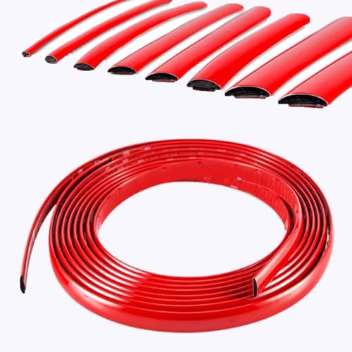 hothuimin 3 Meter Auto Zierleiste Trim, Car Trim Strip Protection, Zierleiste selbstklebend Kfz-Formteilstreifen, Universal Auto Leisten Flessibile Dekorative Strip(6mm(0.23Inch)) von hothuimin