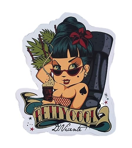 Hotrodspirit – Aufkleber David Vicente Betty Cool Ti selbstklebend Hawai Rock Hotrodspirit – Aufkleber David Vicente Betty Cool Ti selbstklebend Hawai Rock von hotrodspirit