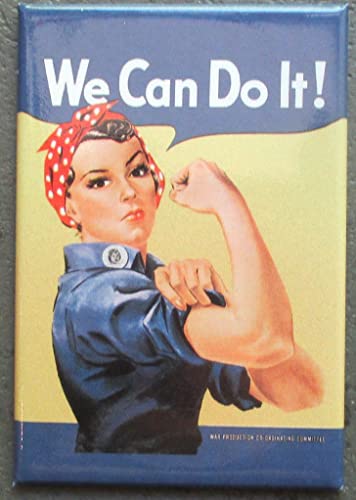 Hotrodspirit – Magnet 8 x 5,5 cm We Can do it, Rosie Nietmaschine Deko Garage Küche Bar Diner Loft Kühlschrank Hotrodspirit – Magnet 8 x 5,5 cm We Can do it, Rosie Nietmaschine Deko Garage Küche Bar Diner Loft Kühlschrank von hotrodspirit