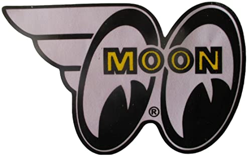 hotrodspirit - Aufkleber mit schmalem Auge, Motiv Moon Kustom Kultur, 13 x 4 cm, selbstklebend hotrodspirit - Aufkleber mit schmalem Auge, Motiv Moon Kustom Kultur, 13 x 4 cm, selbstklebend von hotrodspirit