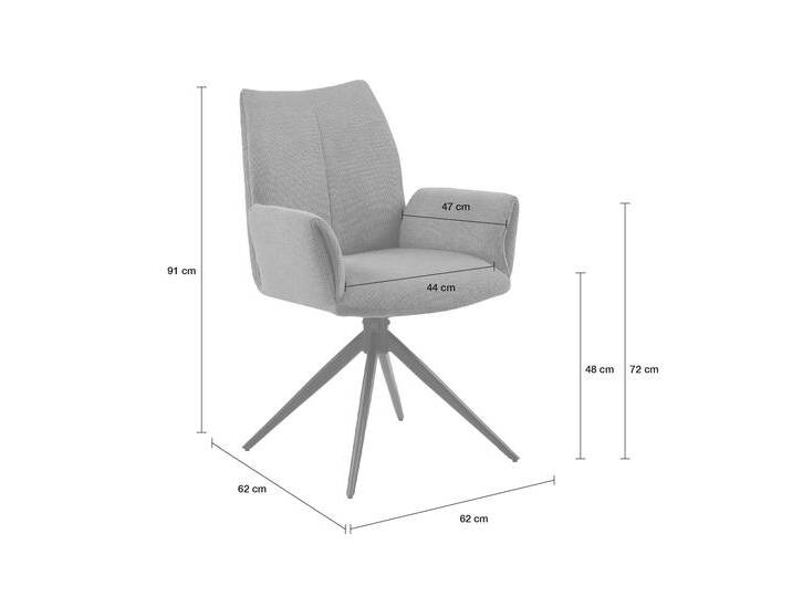 LC Home 2er Set Drehstuhl Esszimmerstuhl Monti Webstoff anthrazit LC Home 2er Set Drehstuhl Esszimmerstuhl Monti Webstoff anthrazit von house-attack