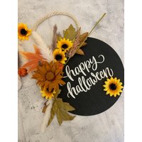 Halloween Dekorationen | Happy Türhänger Hängedekoration Leuchtet Im Dunkeln von houseoffleekcouture