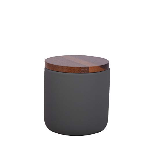houseproud Combo Kosmetikdose dunkelgrau aus beschichteter Keramik und Akazienholz houseproud Combo Kosmetikdose dunkelgrau aus beschichteter Keramik und Akazienholz von houseproud