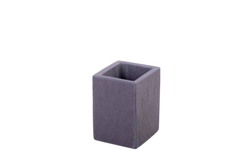 houseproud Zahnbürstenhalter Slate Cubic Zahnputzbecher von houseproud