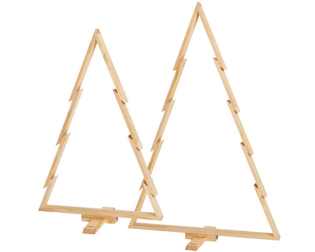 howa Dekobaum, 2er Set Deko Weihnachtsbaum Holz groß Weihnachtsdeko Höhe 100cm, 134cm howa Dekobaum, 2er Set Deko Weihnachtsbaum Holz groß Weihnachtsdeko Höhe 100cm, 134cm von howa