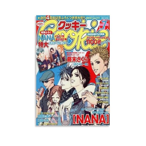 hoxaooi Japanese Girls Comics NANA Anime Poster Für Zimmer, Ästhetische Leinwand-Wandkunst, Schlafzimmer-Dekor Poster 12x18inch(30x45cm) von hoxaooi
