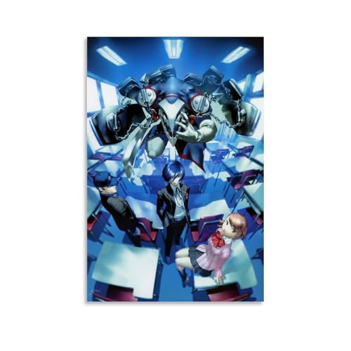 hoxaooi Persona 3-Spiel Poster Für Zimmer, Ästhetische Leinwand-Wandkunst, Schlafzimmer-Dekor Poster 08x12inch(20x30cm) von hoxaooi