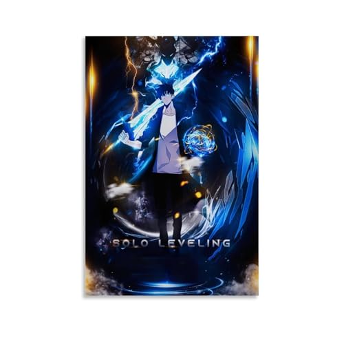 hoxaooi Solo Leveling Japanische Fußballcomics Poster Für Zimmer, Ästhetische Leinwand-Wandkunst, Schlafzimmer-Dekor Poster 20x30inch(50x75cm) von hoxaooi