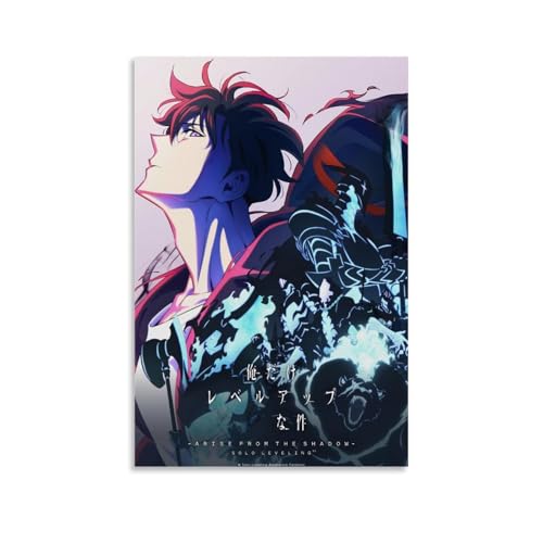 hoxaooi Solo Leveling Staffel 2 Poster Für Zimmer, Ästhetische Leinwand-Wandkunst, Schlafzimmer-Dekor Poster 24x36inch(60x90cm) von hoxaooi