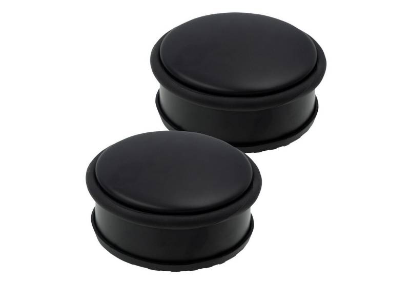 hrb Bodentürstopper Türstopper aus Edelstahl schwerer Stopper für Boden (2 St) von hrb