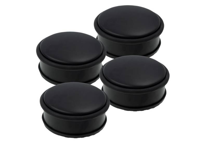 hrb Bodentürstopper Türstopper aus Edelstahl schwerer Stopper für Boden (4 St) von hrb