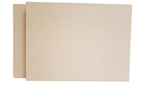 Schamotte 40x20x2 cm Schamotteplatte (2) von hs kamine